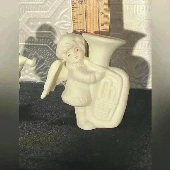 Vintage RUSS  Christmas Porcelain Angels - Picture 9 of 11